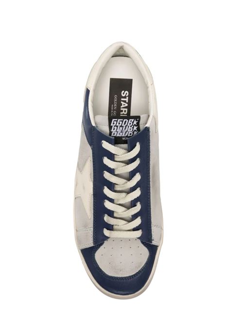 Light grey/navy blue/cream sneaker Golden Goose | GMF00128F00545450829